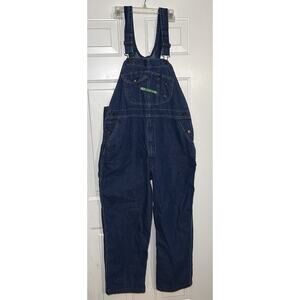 Vintage Key Imperial Aristocrat Bib Overalls Mens 42x27 Blue Denim Workwear